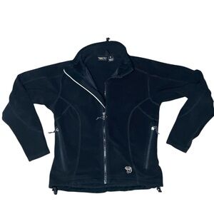 Mountain Hardware Black Polartec Fleece Zip-Up Jacket-Women’s Size 6